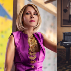 Glenkora diseñó el traje típico para la competencia Mrs. America, en Las Vegas, Nevada. El vestido lleva sublimado el histórico edificio Chrysler Building.