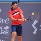 Goméz (156 ATP) venció en primera ronda al juvenil tricolor Gian Rodríguez por 6-1, 6-2. Ahora su rival será Alexis Gautier (444).