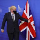 Una reciente comparencia del primer ministro británico Boris Johnson con la
