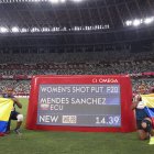 Poleth, de 25 años (d), llegó a Tokio siendo # 3 del mundo en lanzamiento de bala. Tras el oro ya es #1; mientras que Anaís, pasó a ser # 2.