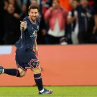 Lionel Messi celebra el gol que sirvió para asegurar el triunfo del PSG sobre el Manchester City