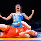 La tricolor para la cita ecuménica tuvo que dar el salto de la categoría 59k a los 53 kg..