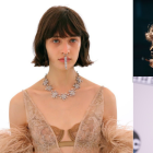 Modelos en la pasarela de Gucci y Zendaya.