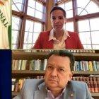 Trámite. Romo se conectó por plataformas digitales desde Estados Unidos, país en el que dijo está residiendo.