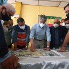 El mandatario Guillermo Lasso dirigió la reunión de trabajo para tomar decisiones frente a los hundimientos en Zaruma.