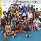 El equipo albiceleste de lucha estuvo integrado por 19 deportistas.