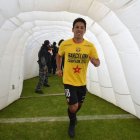 Matías Oyola logró tres campeonatos con la camiseta de Barcelona.