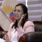 Presidenta. Guadalupe Llori pasó la semana apagando incendios y multiplicando los esfuerzos de contención.