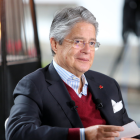 Guillermo Lasso en la entrevista de este 15 de marzo.