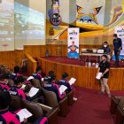 La Onade en una de sus últimas capacitaciones este mes.