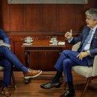 El mandatario evitó continuar en la pugna con el exalcalde Jaime Nebot y dijo que Leonidas Iza seguirá protestando todo su periodo.