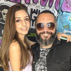 El rockero de 49 años, junto a su hija Luccy de 16.