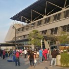 Personal de seguridad evacuó a usuarios de la Terminal Terrestre de Guayaquil.