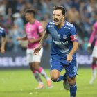 Sebastián Rodríguez marcó el empate de los millonarios por la vía del penal.