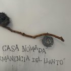 Fotografía de una obra durante la segunda edición de la Trienal de Arte Latinoamericano de Nueva York (NYLAAT), en Nueva York (Estados Unidos).