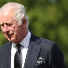 El rey Carlos III llega al Palacio de Buckingham en Londres este 9 de septiembre.