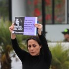 Se desarrolló un plantón en los exteriores de la Unidad de Flagrancia exigiendo justicia para la desaparecida