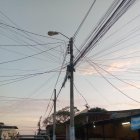 Situación. No sirven hace dos meses los postes de luz en el área.