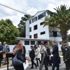 Acto. Varias autoridades estuvieron en el acto donde el Presidente Lasso hizo el anuncio