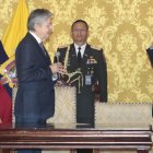 Zapata fue posesionado como nuevo ministro del Interior el 26 de septiembre de 2022 en el Salón Amarillo del Palacio de Carondelet.