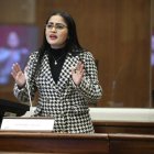 La proponente de la moción de censura y destitución fue la correísta Viviana Veloz.