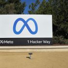 Vista del logo de la empresa "Meta", en una fotografía de archivo.