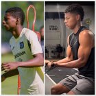 El antes y después del futbolista de 19 años tras el trabajo de 4 meses en Bélgica.
