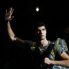 Alcaraz perdía el primer set (3-6) y en el segundo ganaba 6-5 cuando abandonó este viernes en París-Bercy.