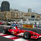 El monoplaza con que el que Schumacher ganó el título 2003.