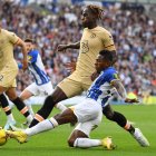 Pervis Estupiñán destacó en el triunfo de Brigton.