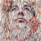 Vista de la obra de Lita Cabellut "La espuma del mar" , que forma parte de su exposición "Fur & Feathers", presentada este martes en Londres.