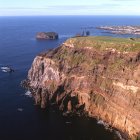 Imagen de archivo de una panorámica desde Câmara de Lobos en Madeira.