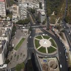 Santiago. Plaza Italia, lugar de reunión para el estallido social del 2019.