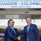 Cita. Los Mandatarios se reunieron para desarrollar una agenda de trabajo para fortalecer las relaciones entre las dos naciones.