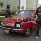 Situación. El carro tenía escondido el material en compartimientos del guardafango, parachoque y más partes