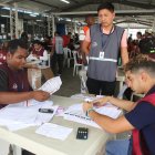 La Delegación Electoral de Guayas está en sesión permanente de reconteo de las inconsistencias.