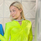 Gigi Hadid junto a su compañero.