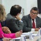 Eduardo Izaguirre (d) fungía como viceministro de Desarrollo Productivo Agropecuario.