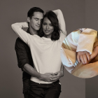 David Borrero y Jasmine Tookes.