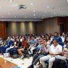 Actividad. Uno de los eventos anteriores en el auditorio de la UCSG.