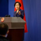 Mao Ning, portavoz del ministerio de Exteriores chino.
