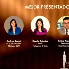 Los nominados en la categoría Mejor presentador (a) de noiticas.