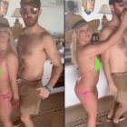 Britney se divierte de lo lindo con su representante, Cade Hudson.