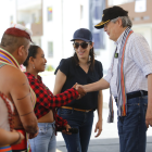 Un día antes de ser internado, Lasso estuvo en Santo Domingo.