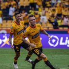 Damián Díaz es la actual goleador de Barcelona con cinco tantos.