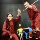 Teatro. Integrantes de la agrupación de títeres.
