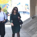 Diligencia. Andrea Poveda acudió a la Fiscalía este martes.