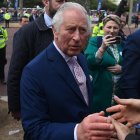 Horas antes de la coronación compartió con el pueblo.