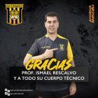 El técnico español estuvo al mando del aurinegro por solo 10 partidos.