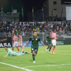 Orense en el partido ante Técnico Universitario
